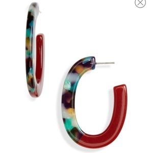 NWT Madewell Oval Hoop Earrings